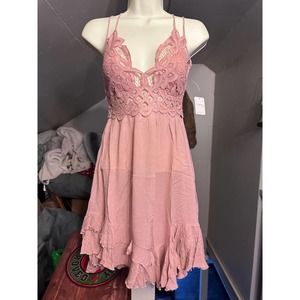 Free People Adella Slip Dress Size S